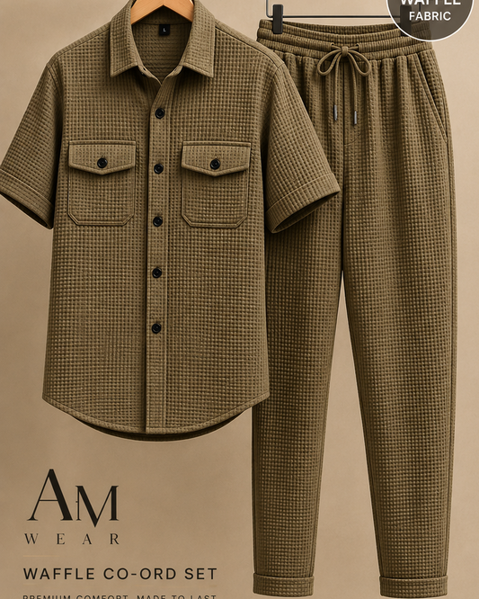 Safari Tracksuit Set (Shirt+Trouser)• beige