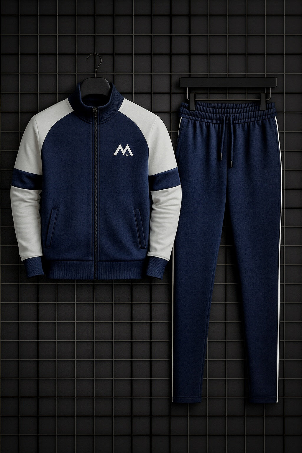 Winter Premium Blue AND WHITE Tracksuit – Signatures Special Edition - Blue White