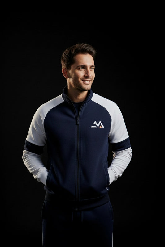 Winter Premium Blue AND WHITE Tracksuit – Signatures Special Edition - Blue White
