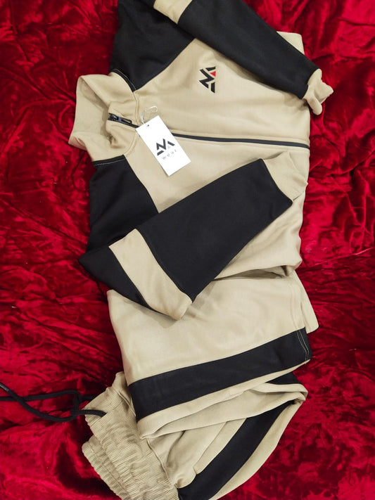 Winter Premium BROWN AND BLACK Tracksuit – Signatures Special Edition -BROWN BLACK