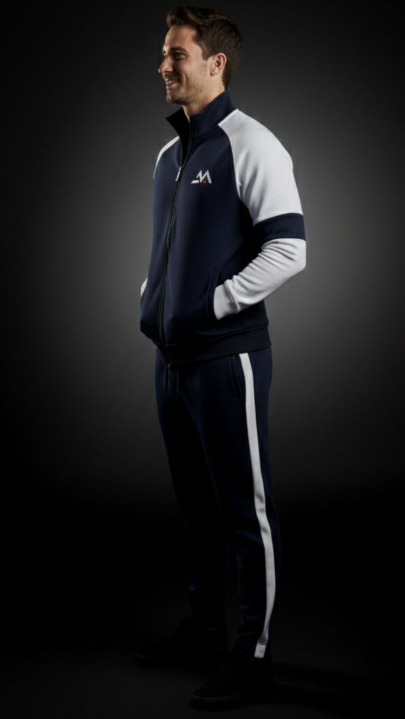 Winter Premium Blue AND WHITE Tracksuit – Signatures Special Edition - Blue White