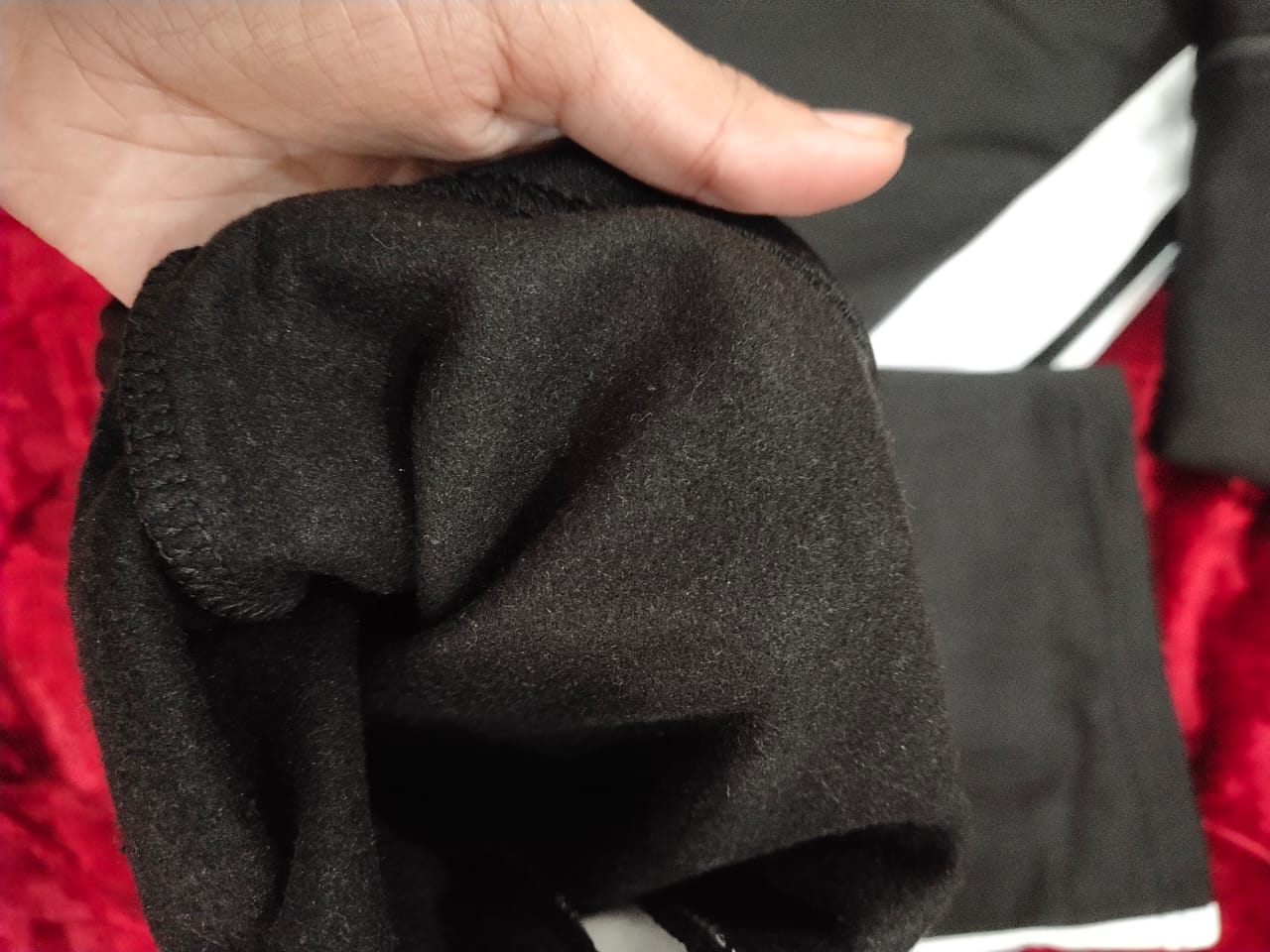 Winter Premium WHITE AND BLACK Tracksuit With Free T-shirt–Special Edition - BLACK WHITE