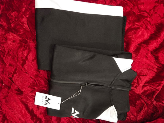 Winter Premium WHITE AND BLACK Tracksuit – Signatures Special Edition - BLACK WHITE