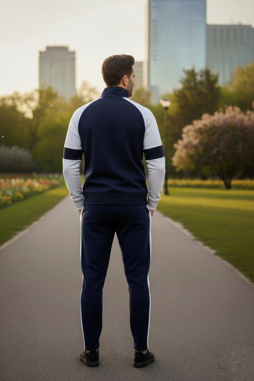 Winter Premium Blue AND WHITE Tracksuit – Signatures Special Edition - Blue White