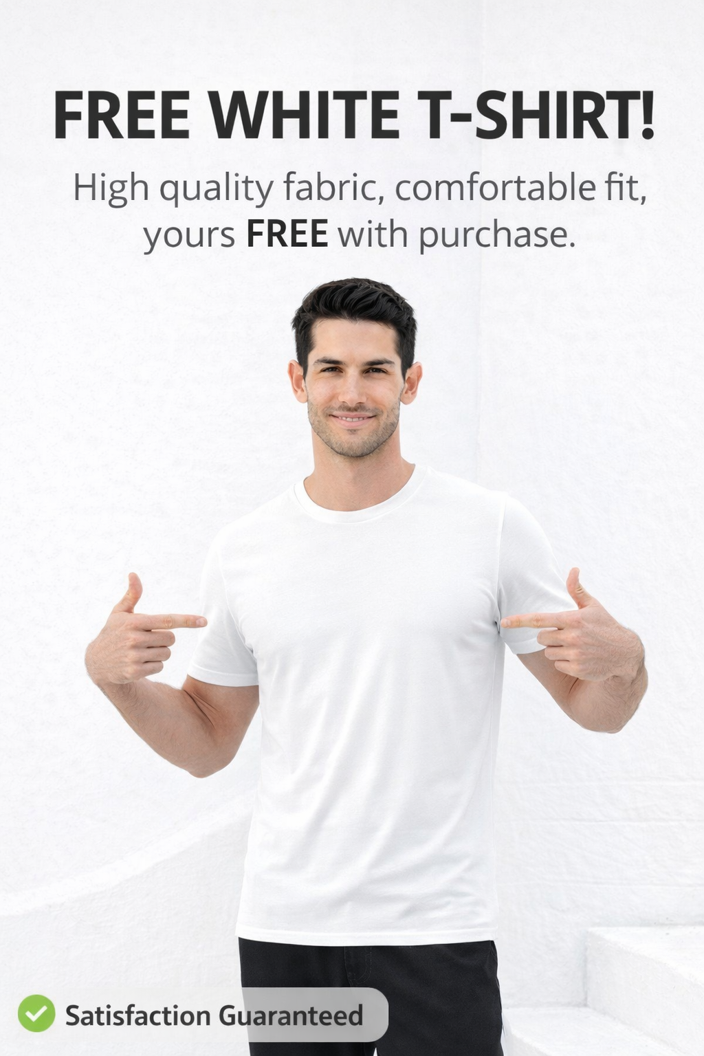 Winter Premium WHITE AND BLACK Tracksuit With Free T-shirt–Special Edition - BLACK WHITE
