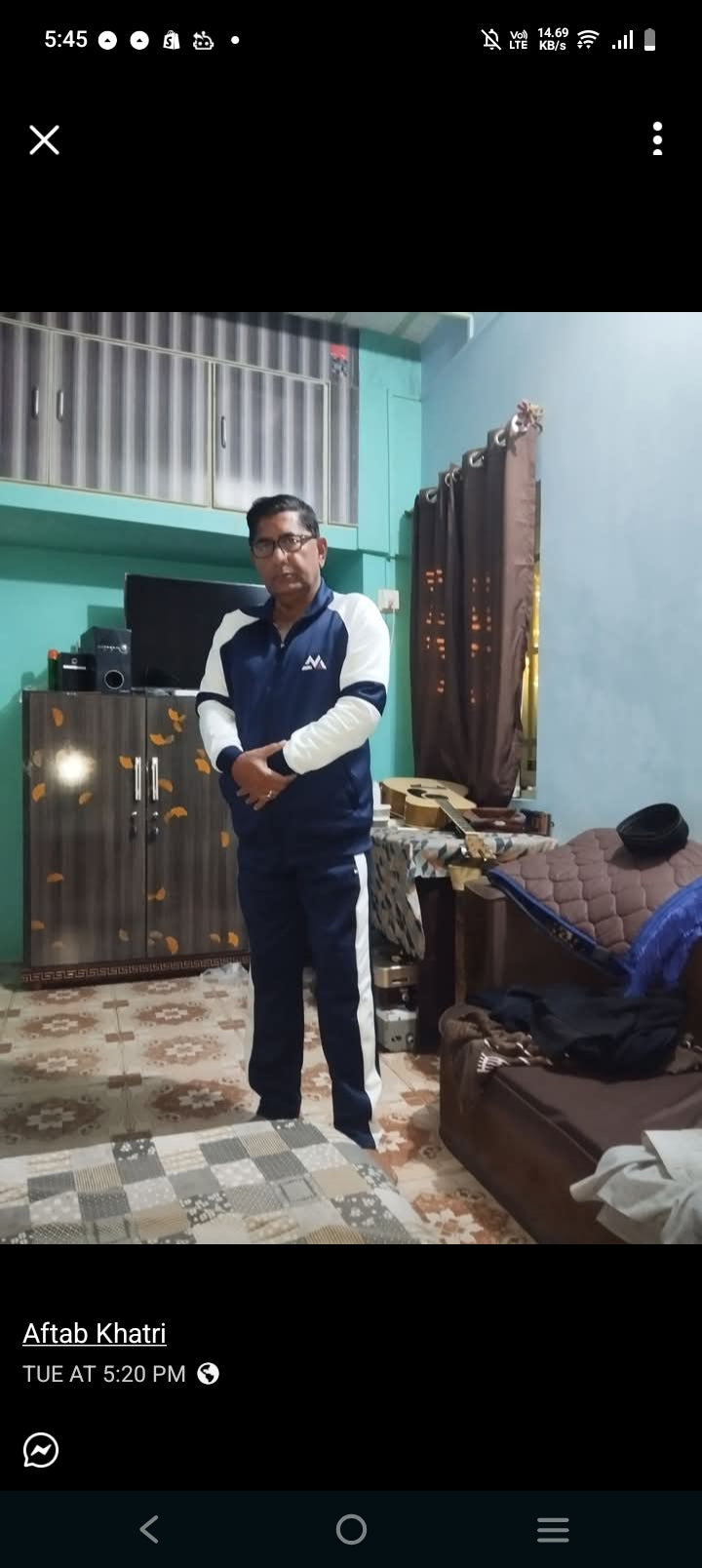 Winter Premium Blue AND WHITE Tracksuit With Free T-shirt–Special Edition - thunder Blue White