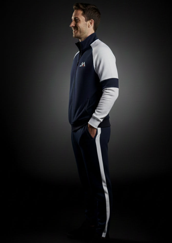 Winter Premium Blue AND WHITE Tracksuit – Signatures Special Edition - Blue White