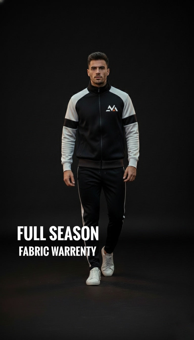 Winter Premium WHITE AND BLACK Tracksuit – Signatures Special Edition - BLACK WHITE