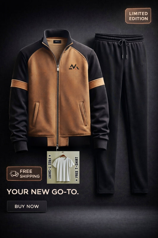SPECIAL EDITION Winter Premium  Tracksuit with free T-shirt -X EDITION -BARGANDI