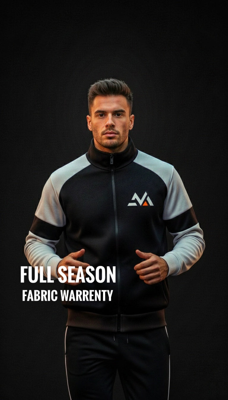 Winter Premium WHITE AND BLACK Tracksuit – Signatures Special Edition - BLACK WHITE